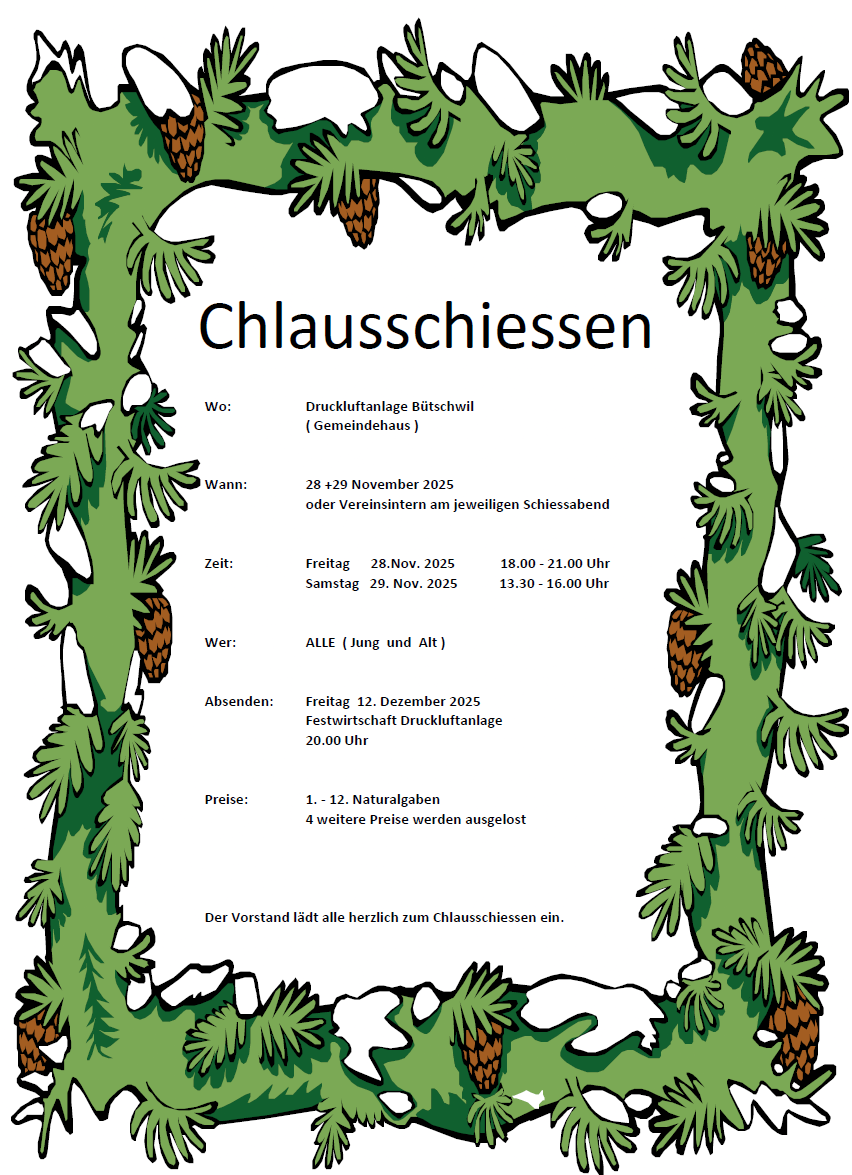 Chlausschiessen 2025