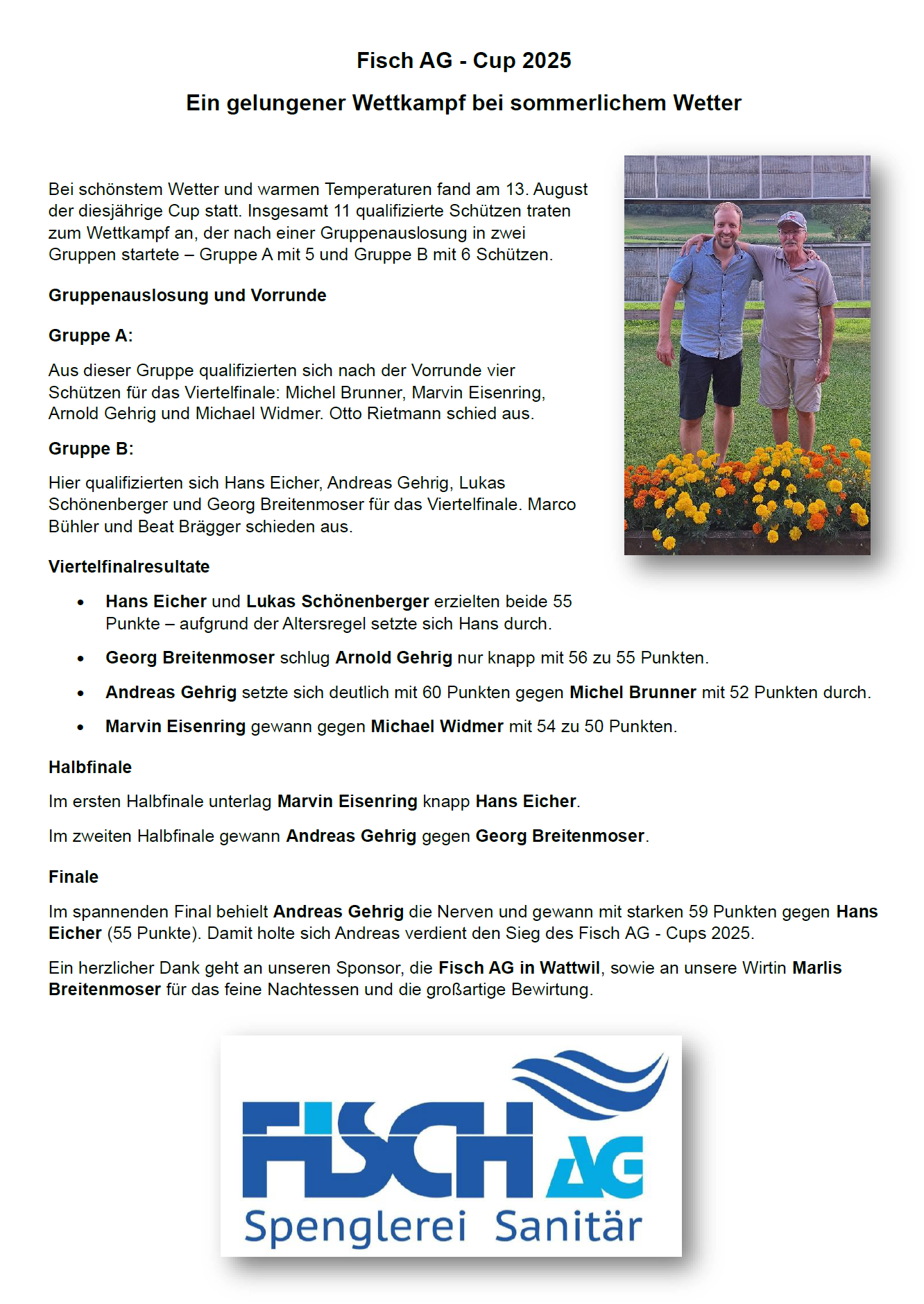 Fisch AG Cup